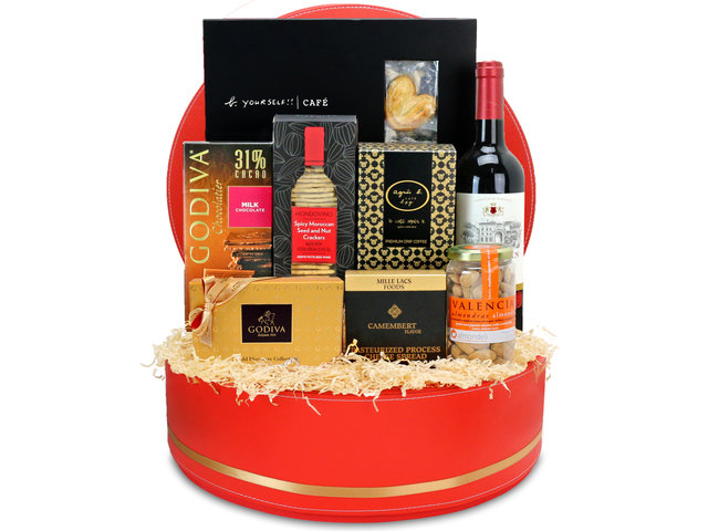 Wine n Food Hamper - Luxury Fine Wine And Food Gift Hamper FH09 - L76606726 Photo