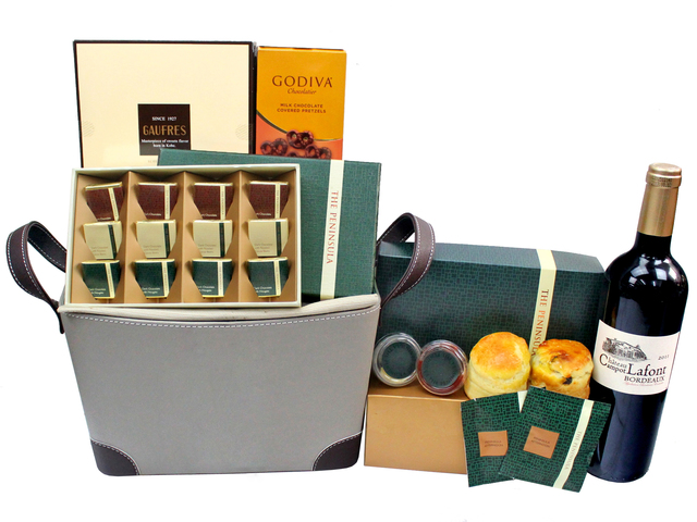 Wine n Food Hamper - Wine n Food Hamper - Wine Food Gift Hamper C68 - L3122939b Photo